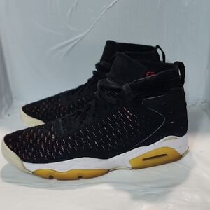 Nike Mens Air Jordan Elevation 23  Black Basketball Shoes Sneaker 10